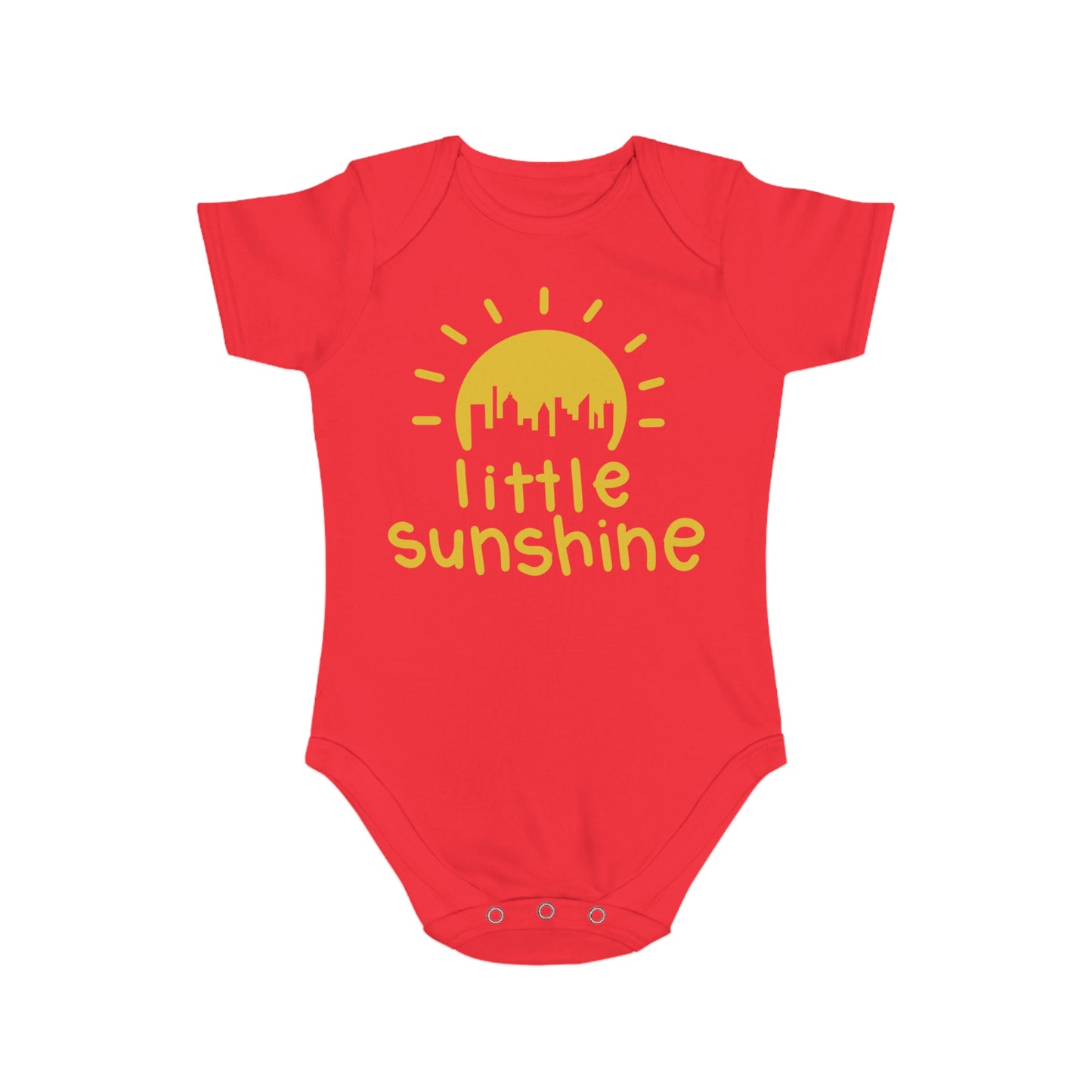 Little Sunshine Short Sleeve Baby Bodysuit