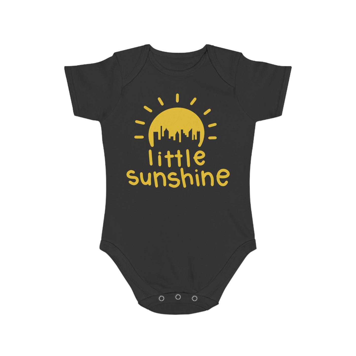 Little Sunshine Short Sleeve Baby Bodysuit