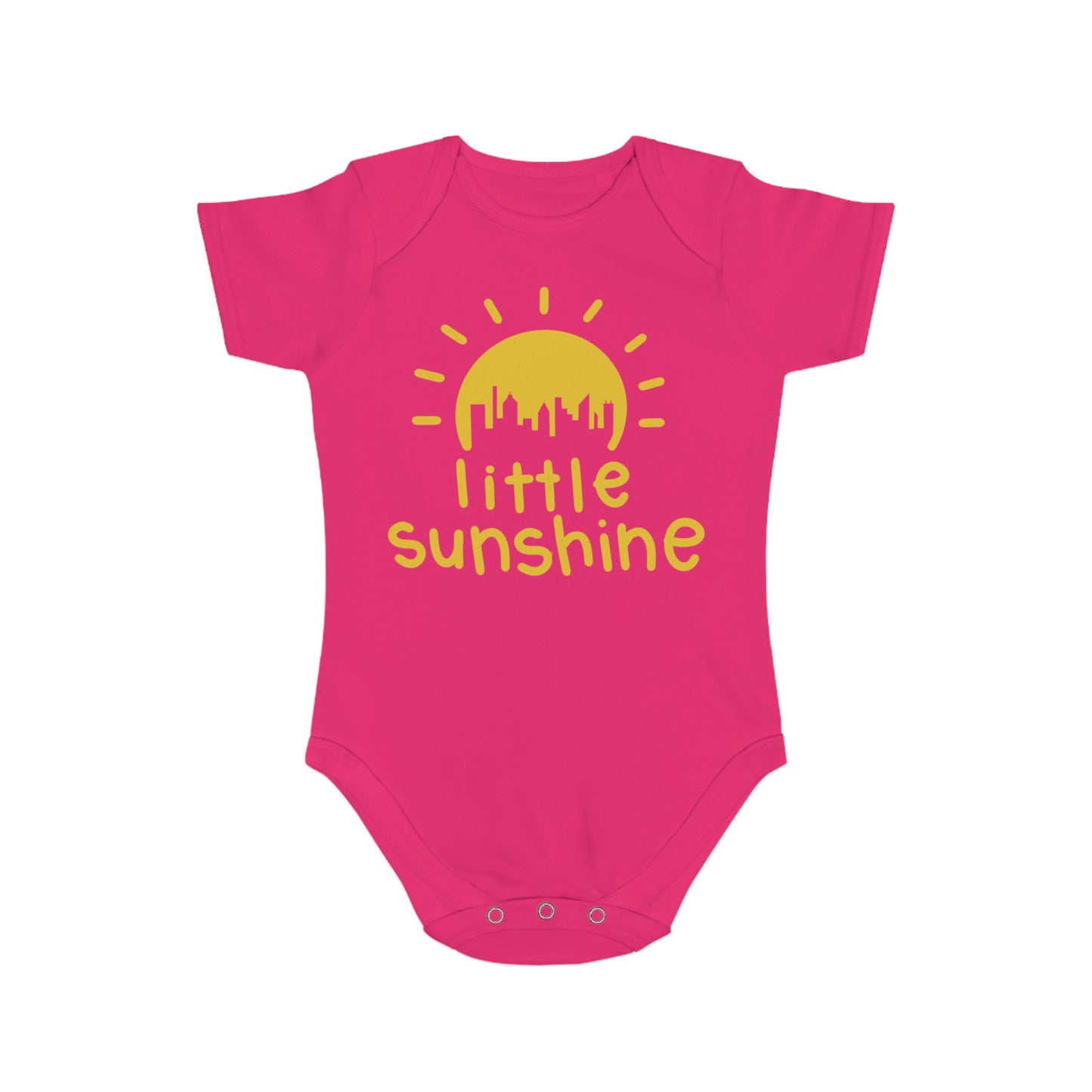 Little Sunshine Short Sleeve Baby Bodysuit