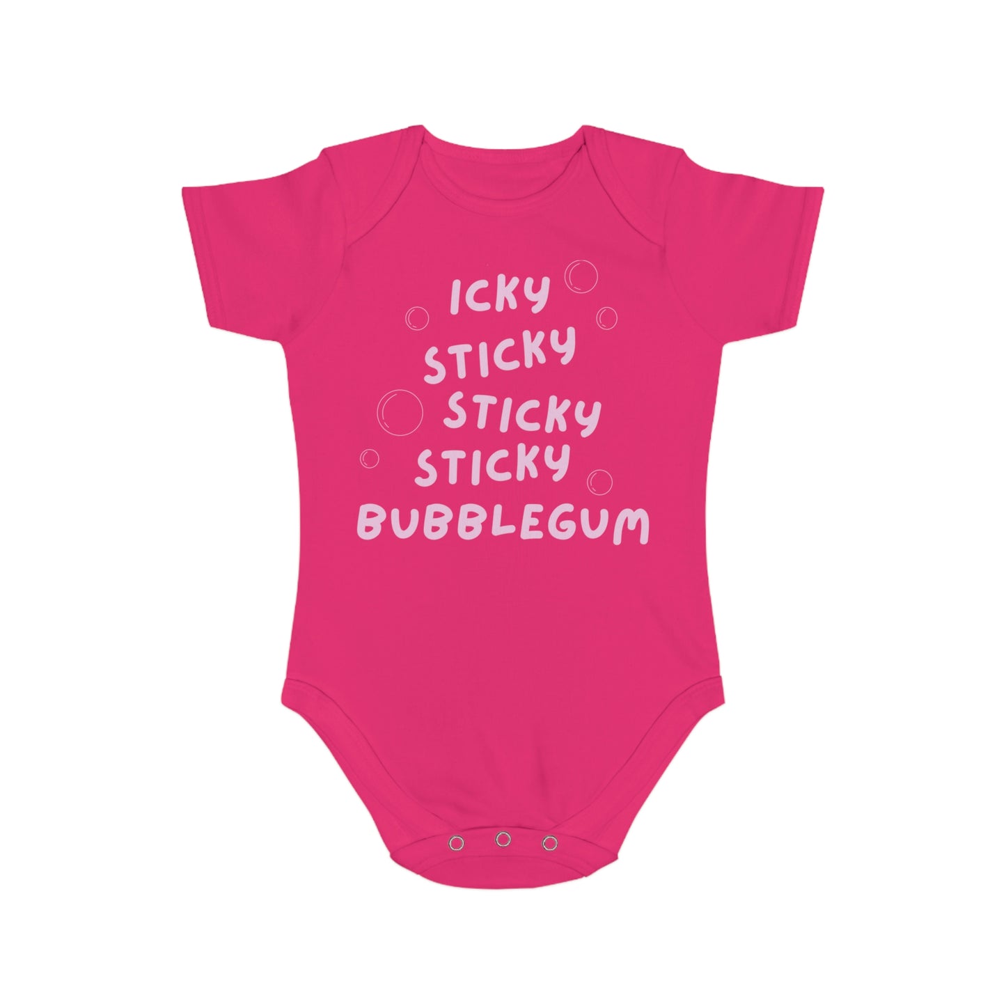 Icky Sticky Short Sleeve Baby Bodysuit