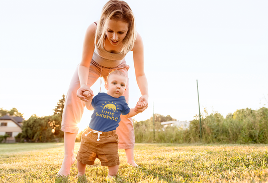 Little Sunshine Short Sleeve Baby Bodysuit