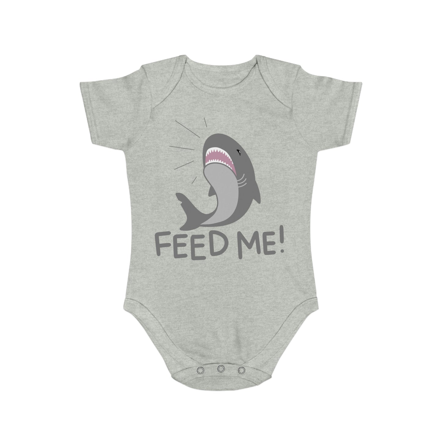 Hungry Shark Baby Short Sleeve Onesie®