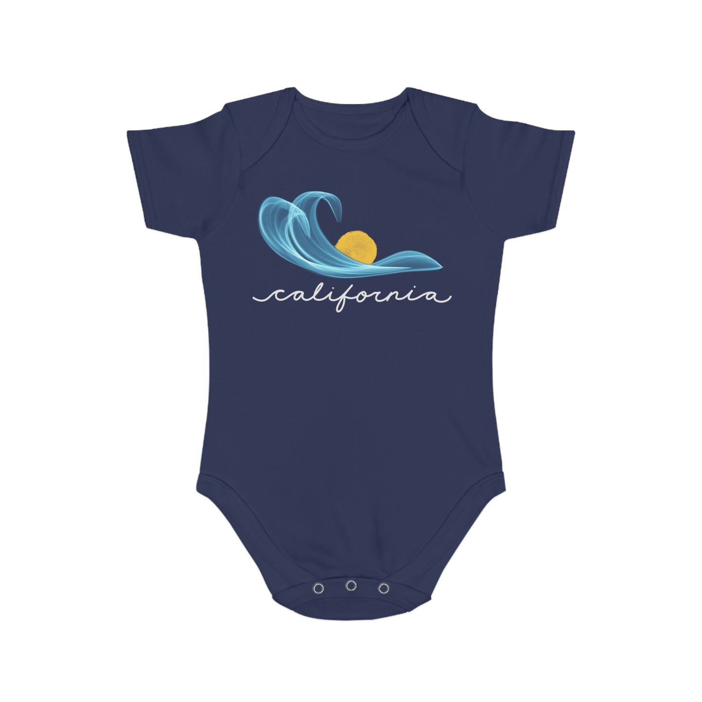 Cali Short Sleeve Baby Bodysuit