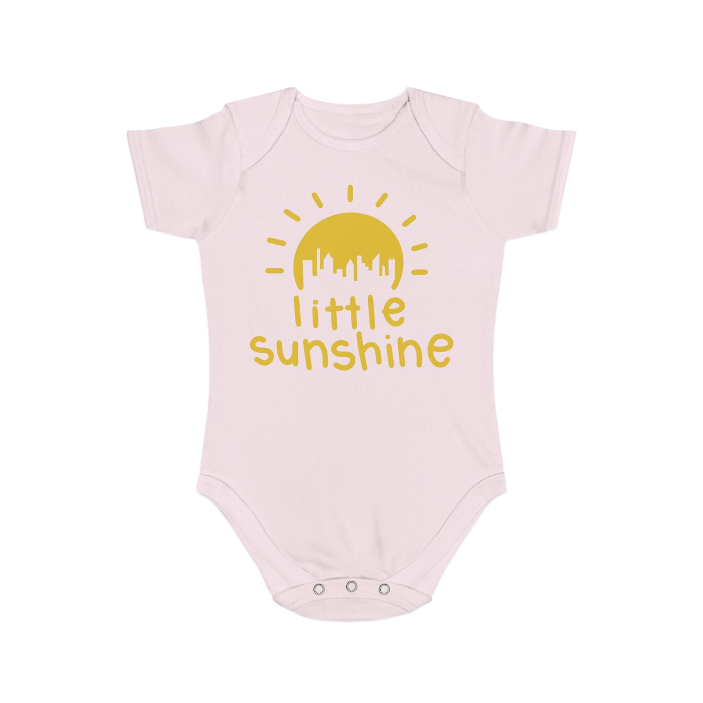 Little Sunshine Short Sleeve Baby Bodysuit