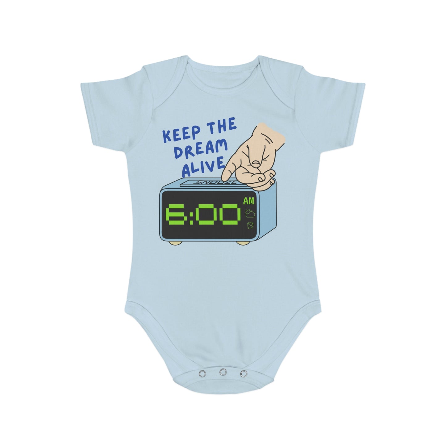 Snooze Short Sleeve Baby Bodysuit