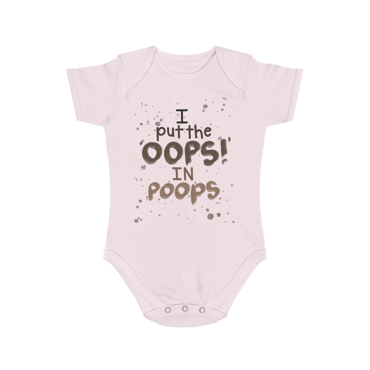 Oops! Short Sleeve Baby Bodysuit