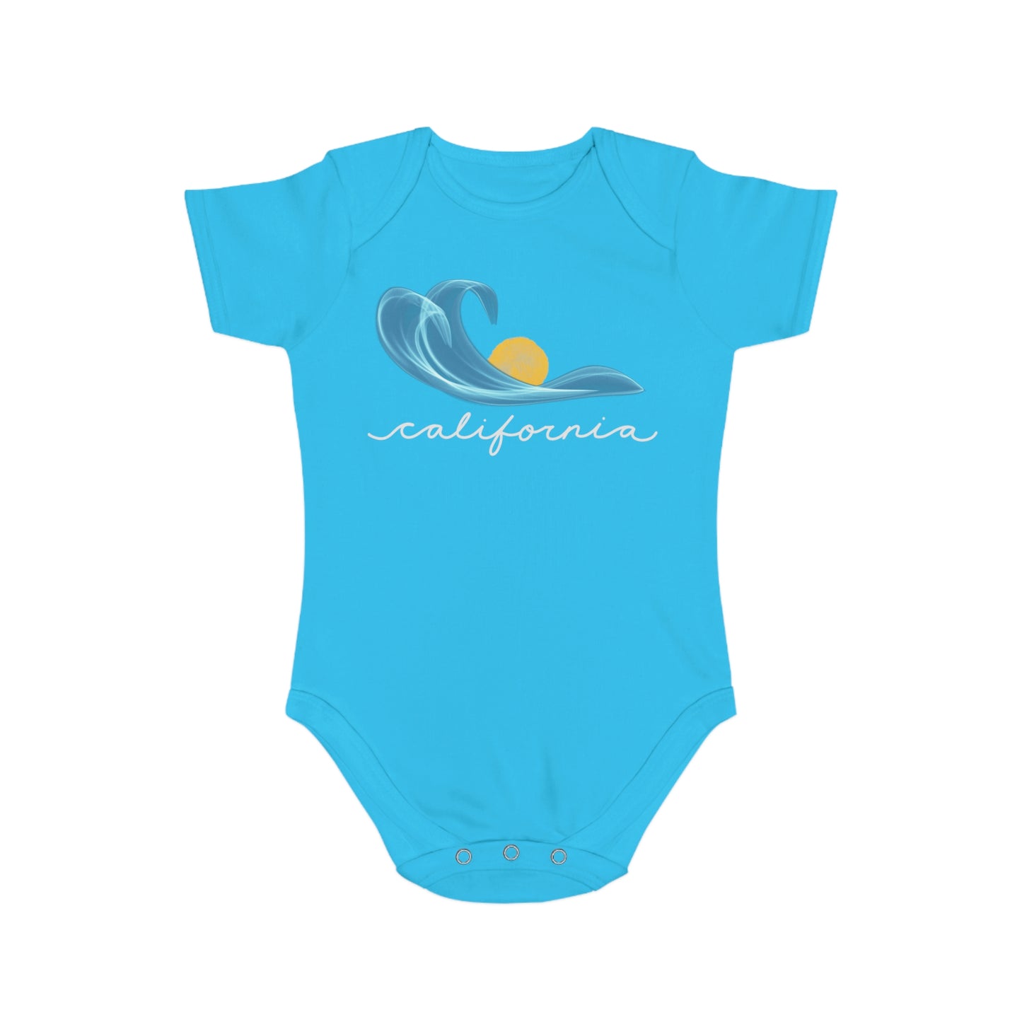 Cali Short Sleeve Baby Bodysuit