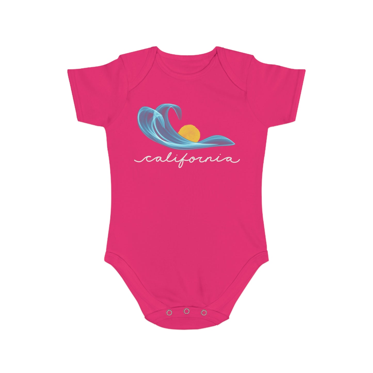 Cali Short Sleeve Baby Bodysuit