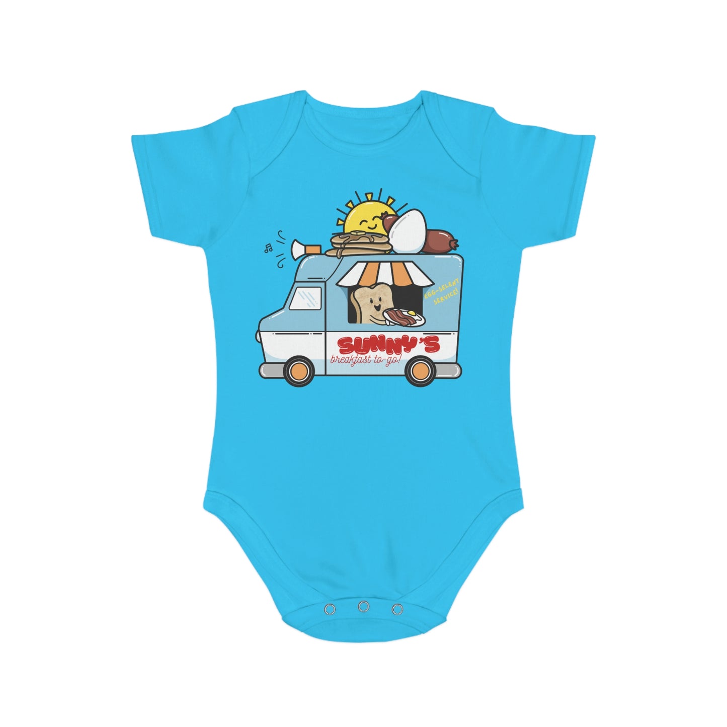 Sunny’s Breakfast Short Sleeve Baby Bodysuit