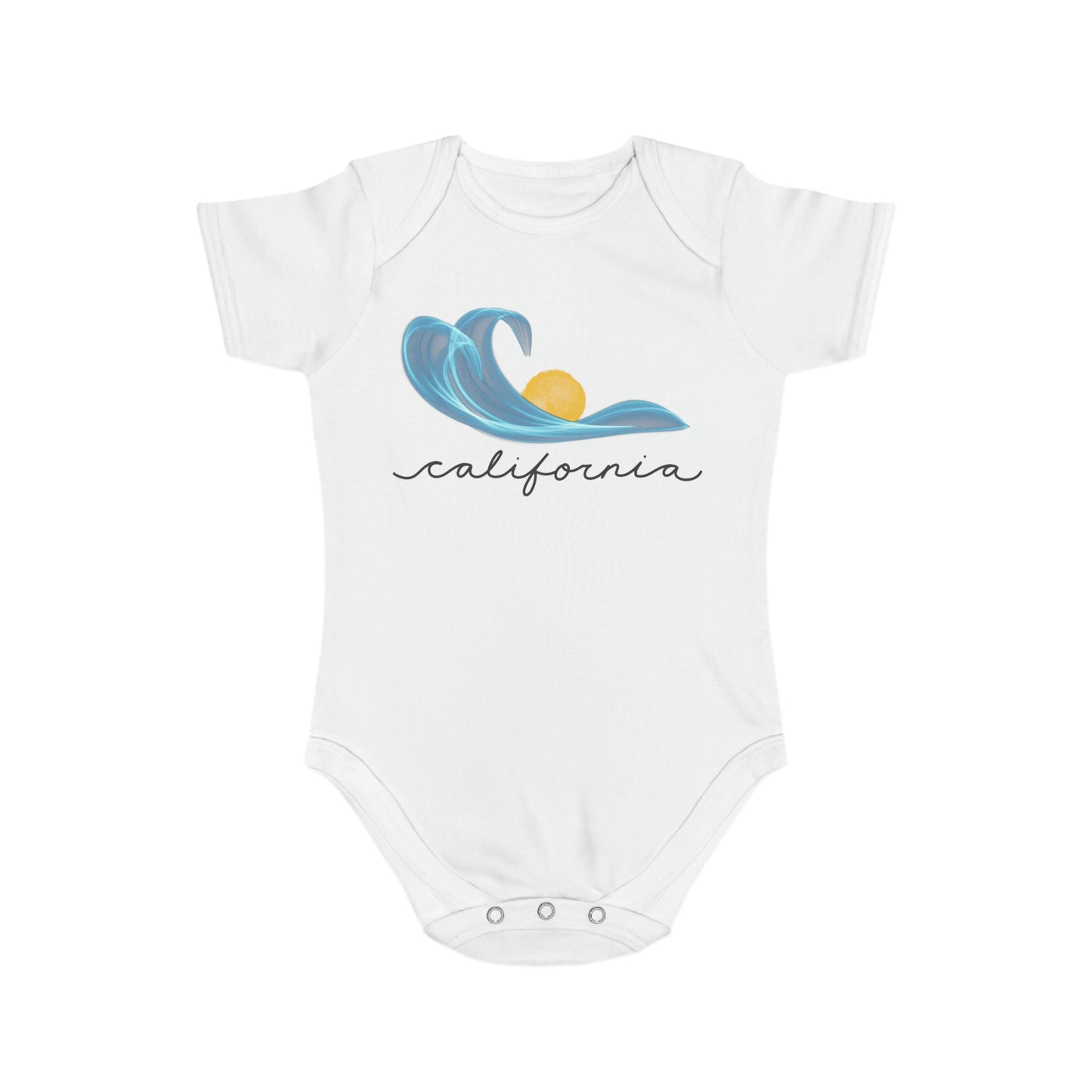 Cali Short Sleeve Baby Bodysuit