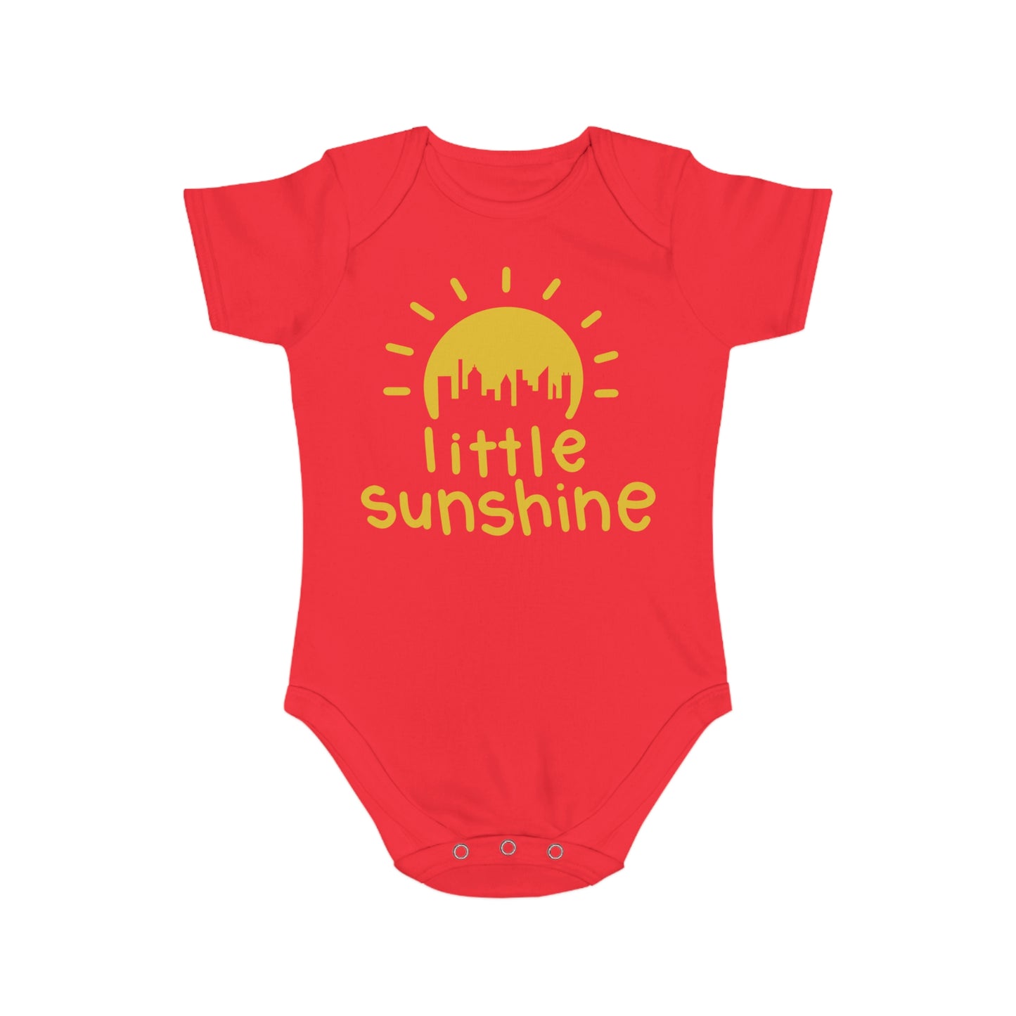 Little Sunshine Short Sleeve Baby Bodysuit