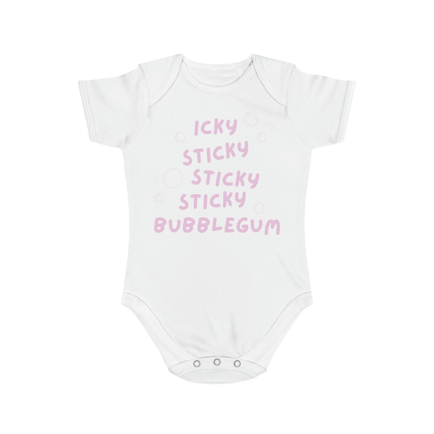 Icky Sticky Short Sleeve Baby Bodysuit