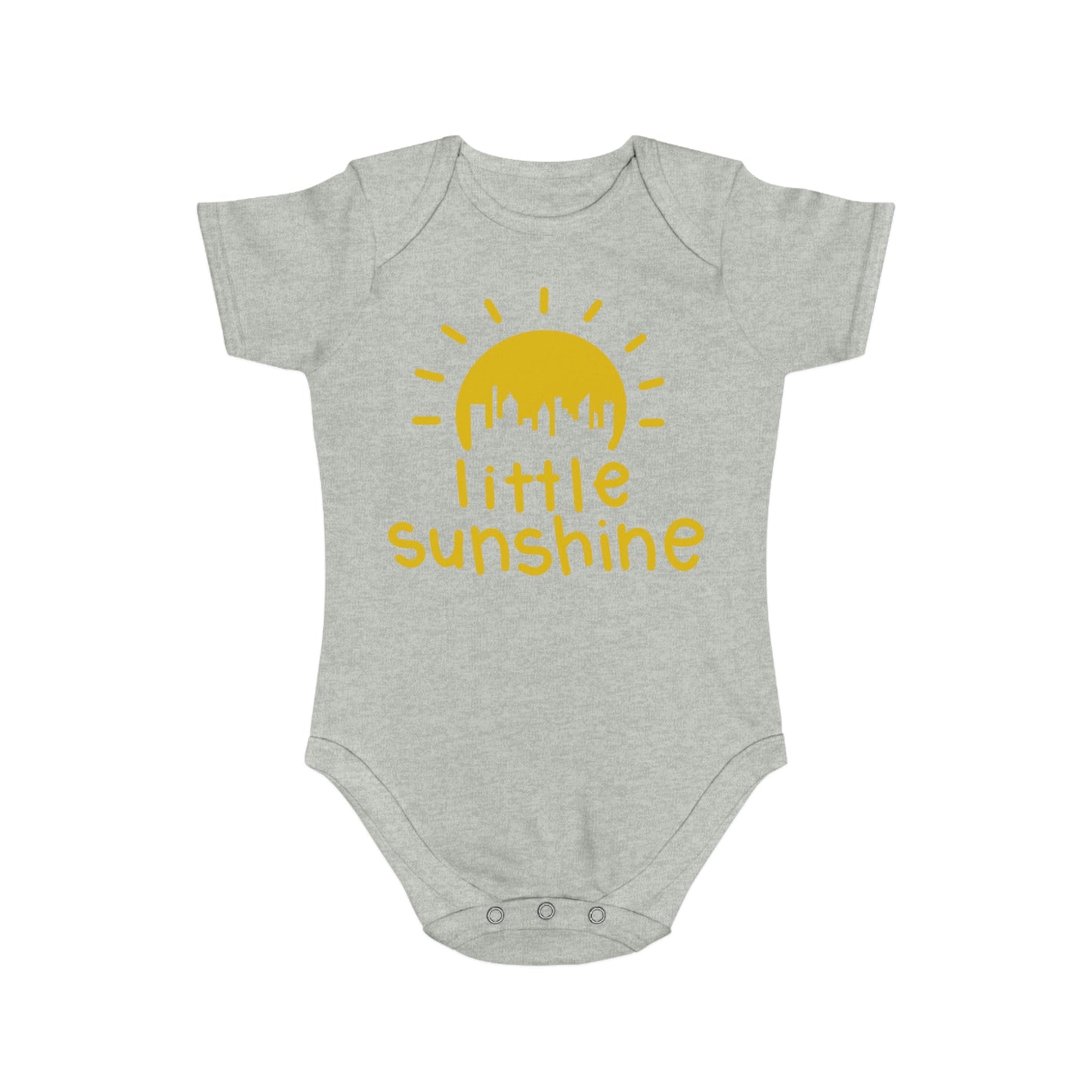 Little Sunshine Short Sleeve Baby Bodysuit