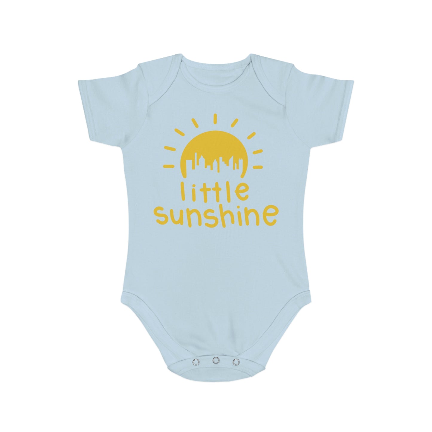 Little Sunshine Short Sleeve Baby Bodysuit