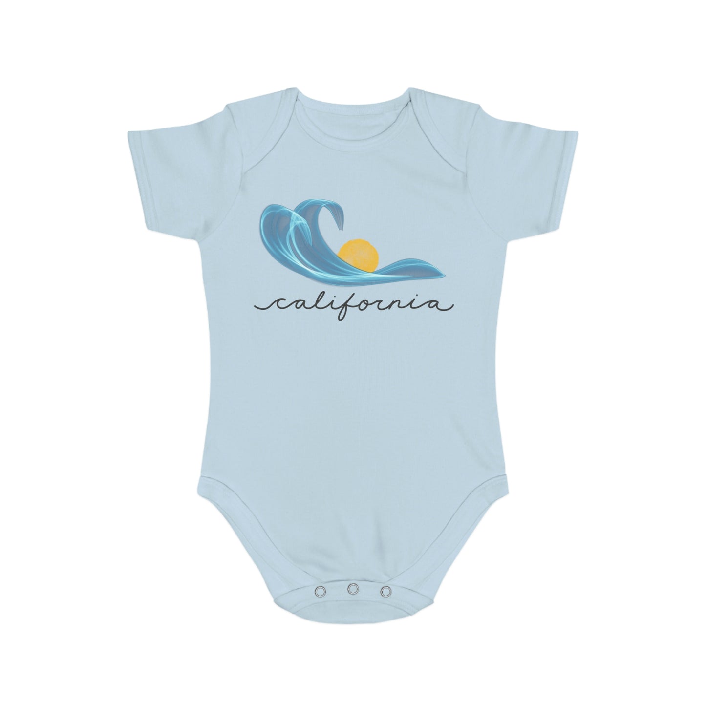 Cali Short Sleeve Baby Bodysuit