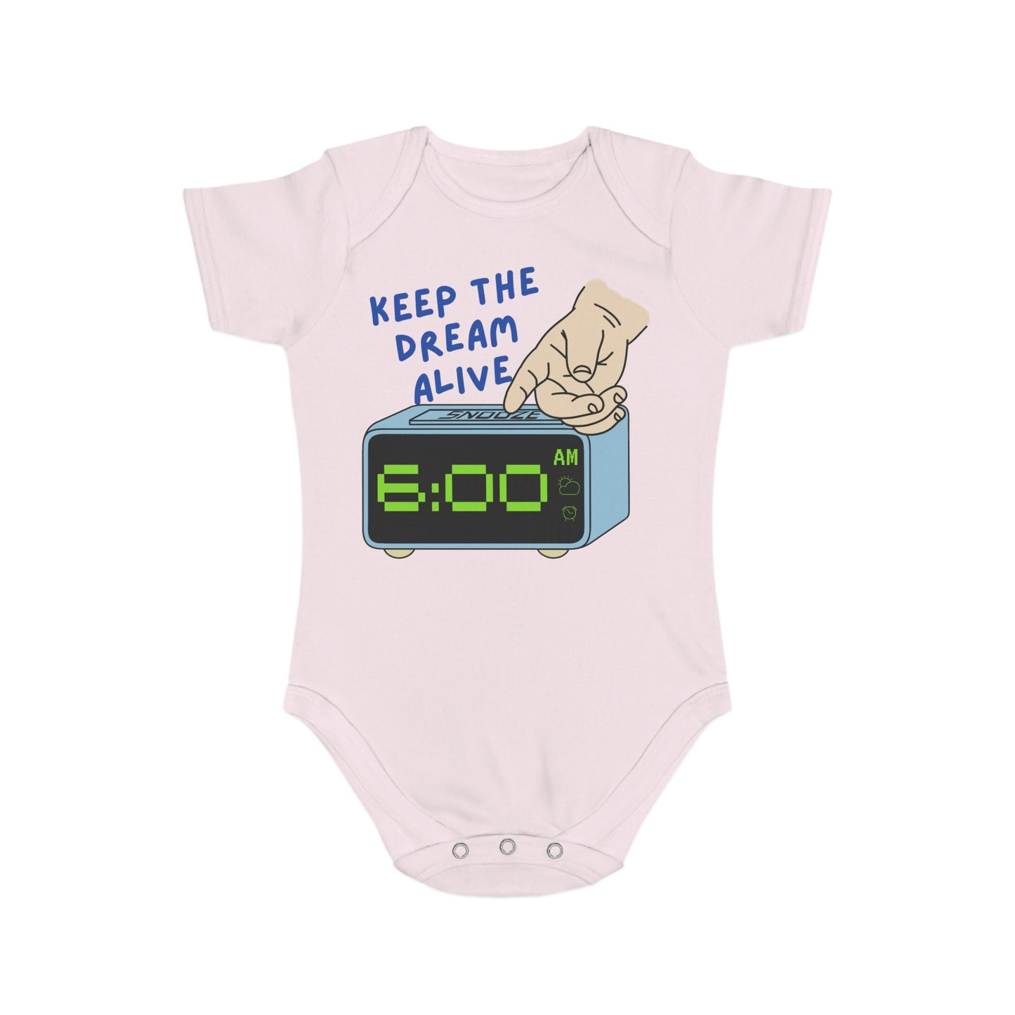 Snooze Short Sleeve Baby Bodysuit