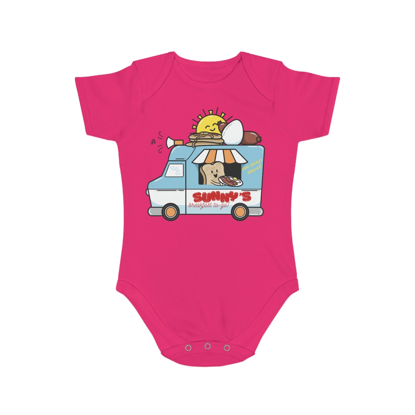 Sunny’s Breakfast Short Sleeve Baby Bodysuit