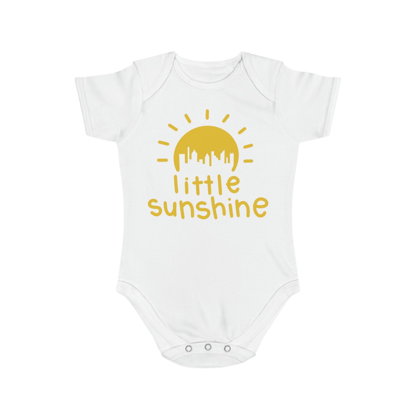 Little Sunshine Short Sleeve Baby Bodysuit