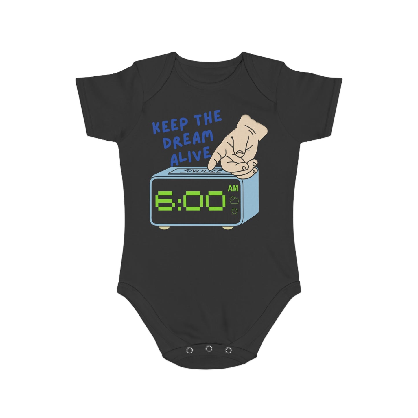 Snooze Short Sleeve Baby Bodysuit