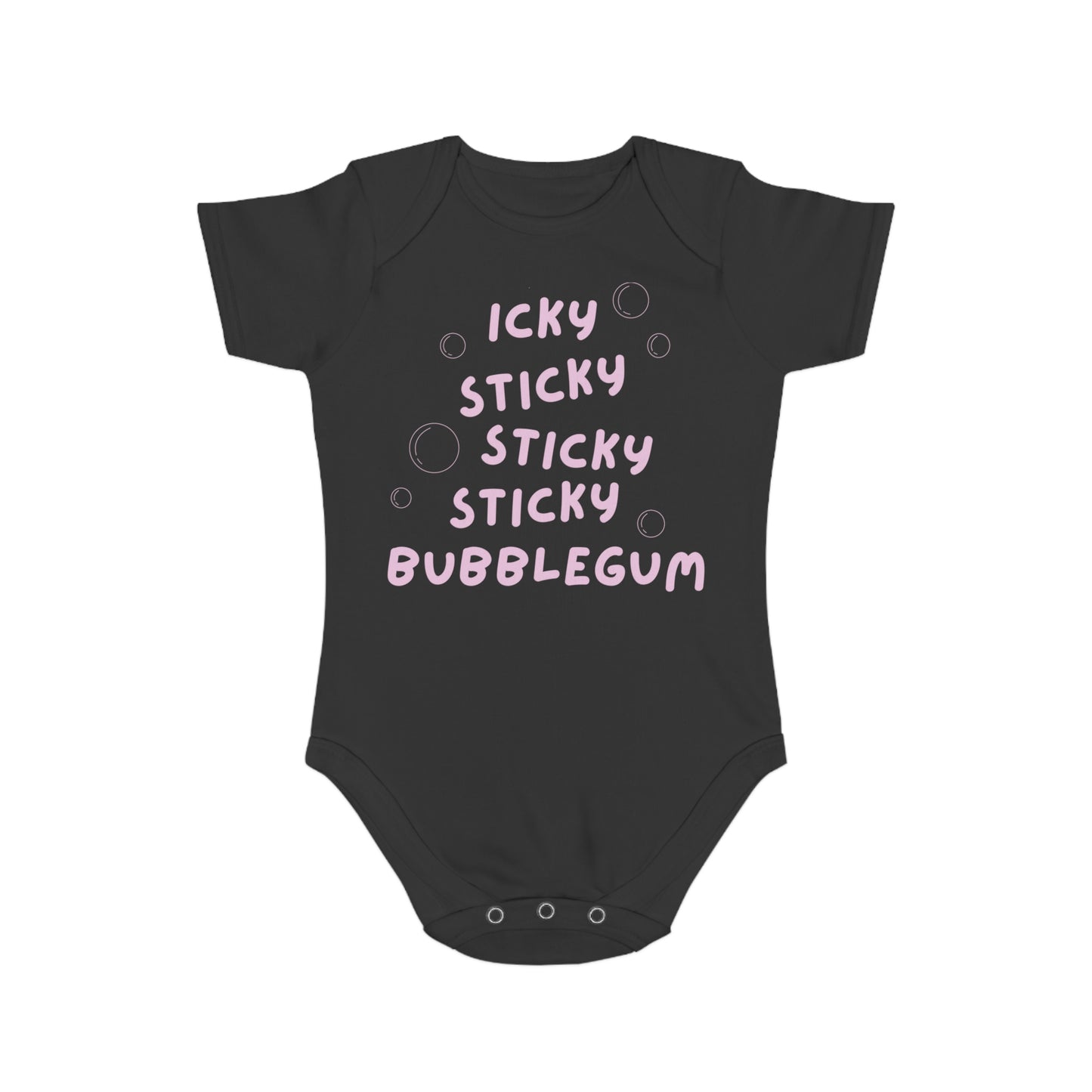 Icky Sticky Short Sleeve Baby Bodysuit