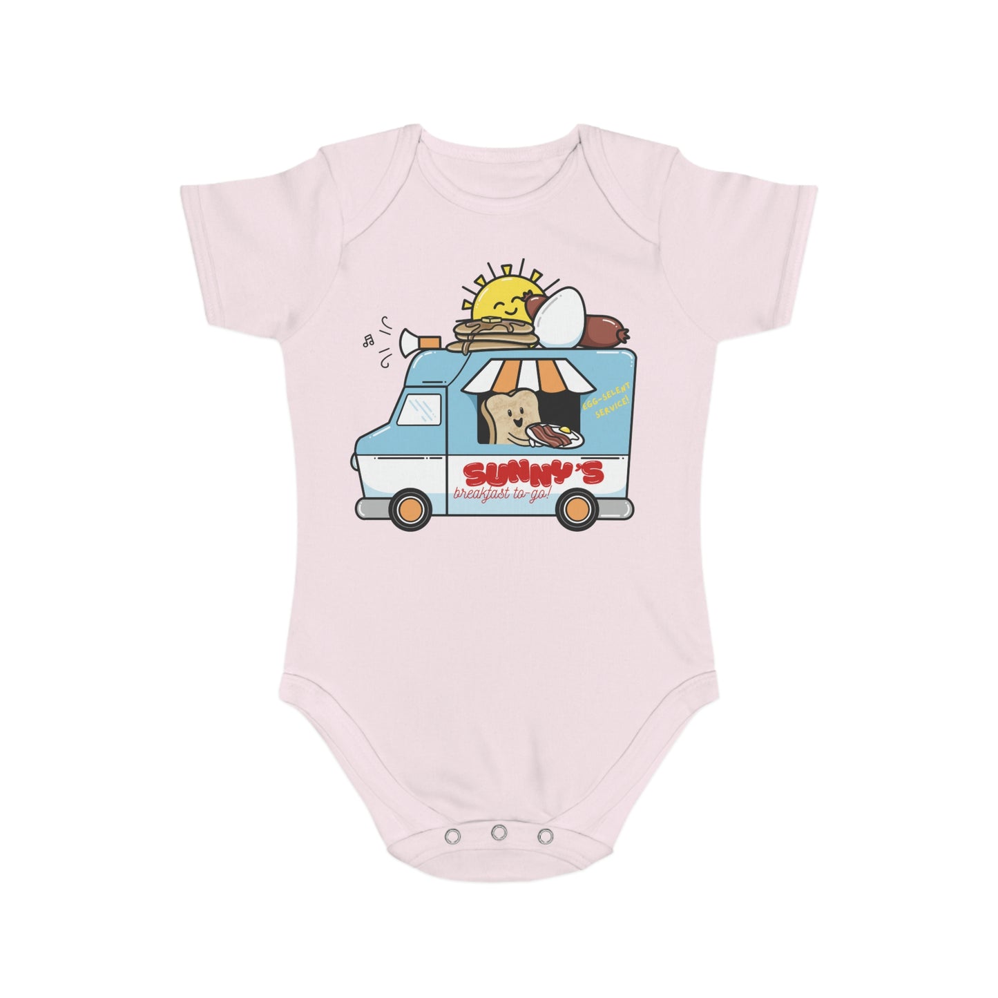 Sunny’s Breakfast Short Sleeve Baby Bodysuit