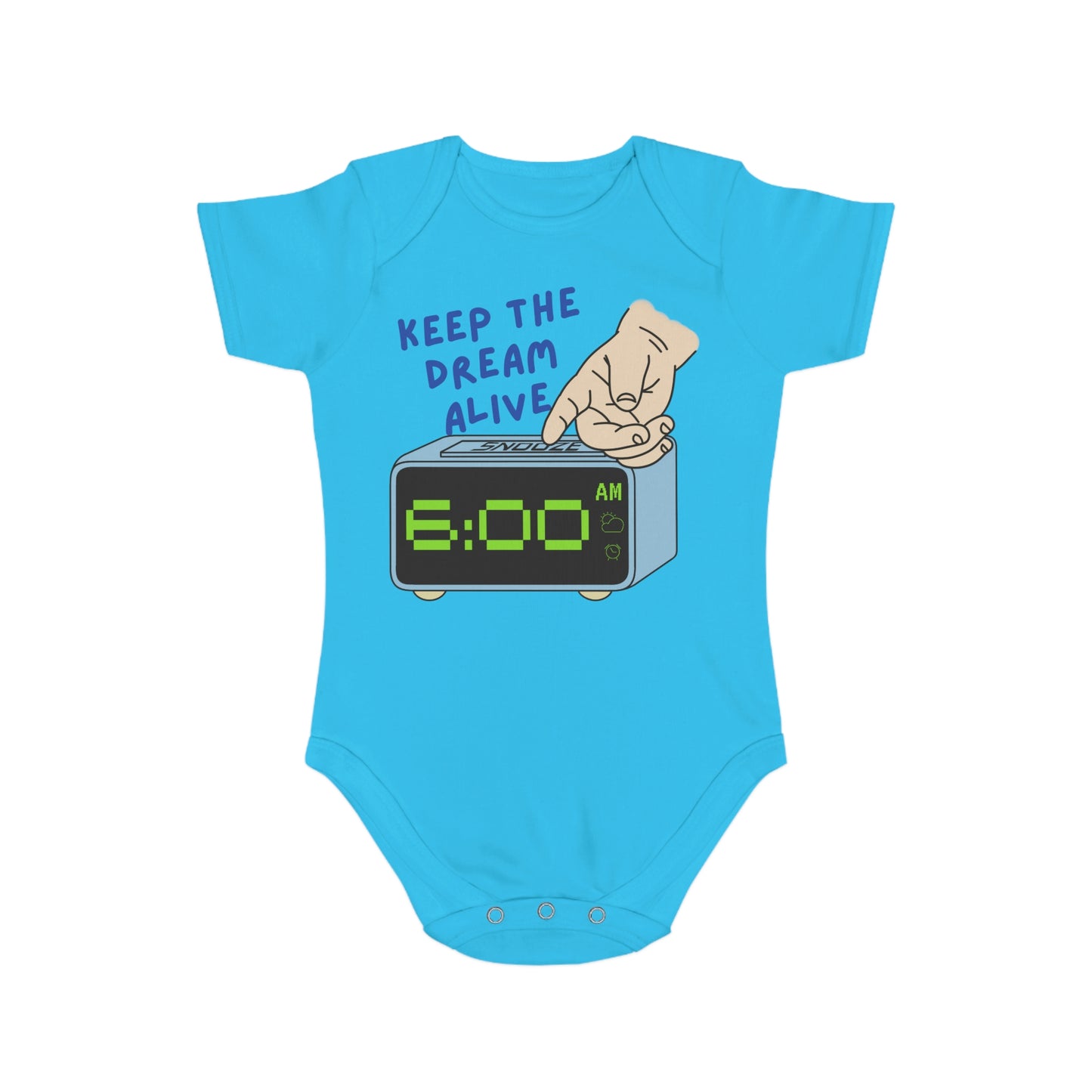 Snooze Short Sleeve Baby Bodysuit