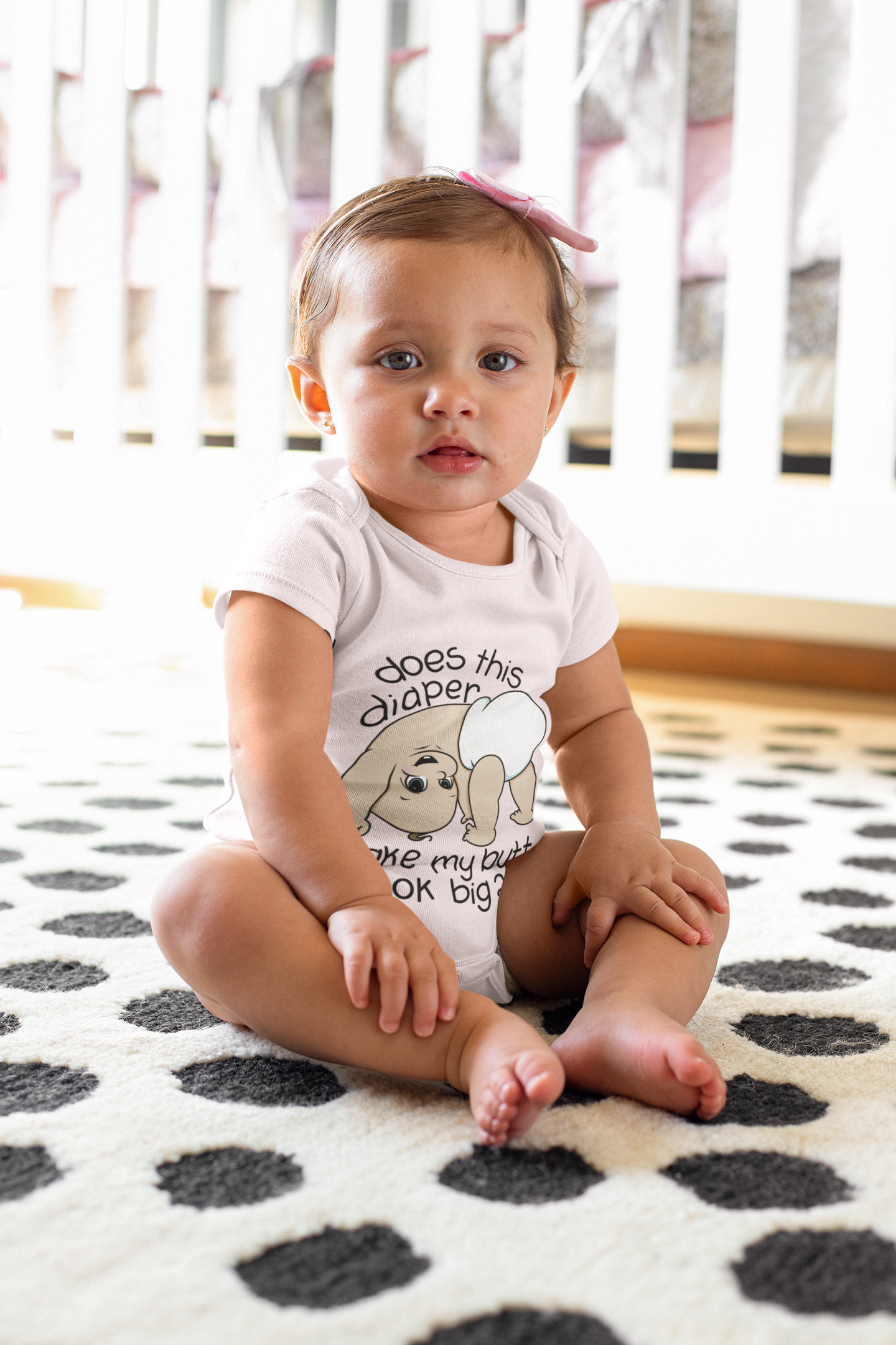 Bubble Butt Short Sleeve Baby Bodysuit