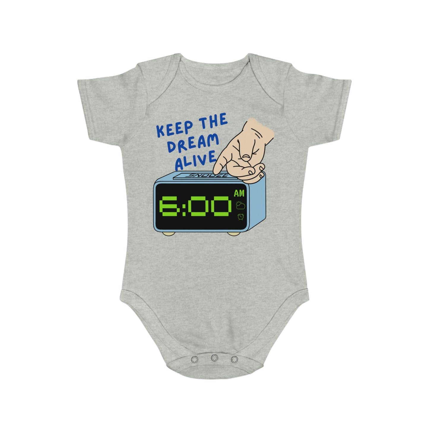 Snooze Short Sleeve Baby Bodysuit