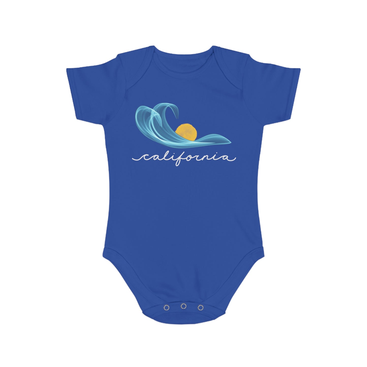 Cali Short Sleeve Baby Bodysuit