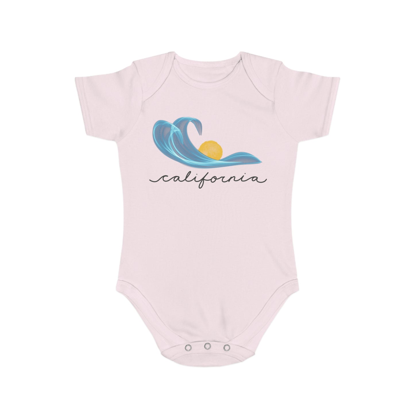 Cali Short Sleeve Baby Bodysuit