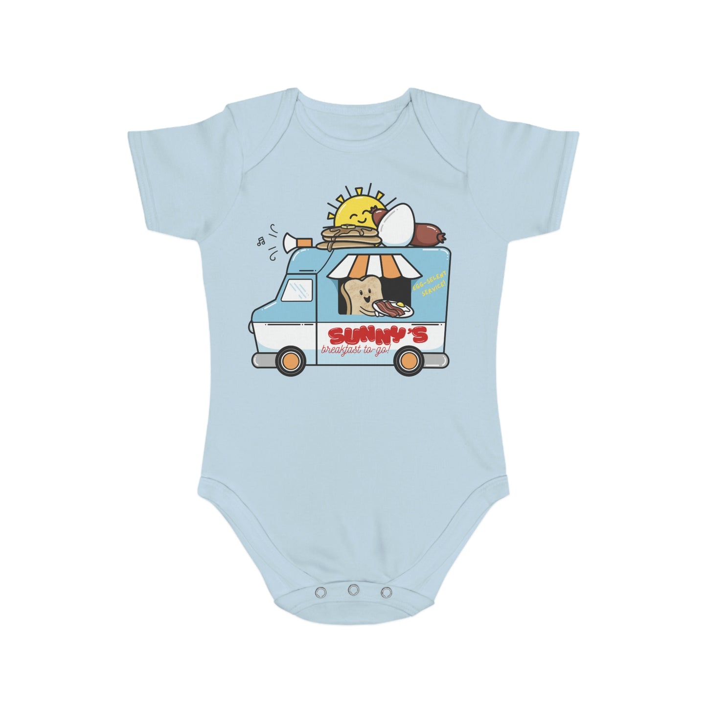 Sunny’s Breakfast Short Sleeve Baby Bodysuit