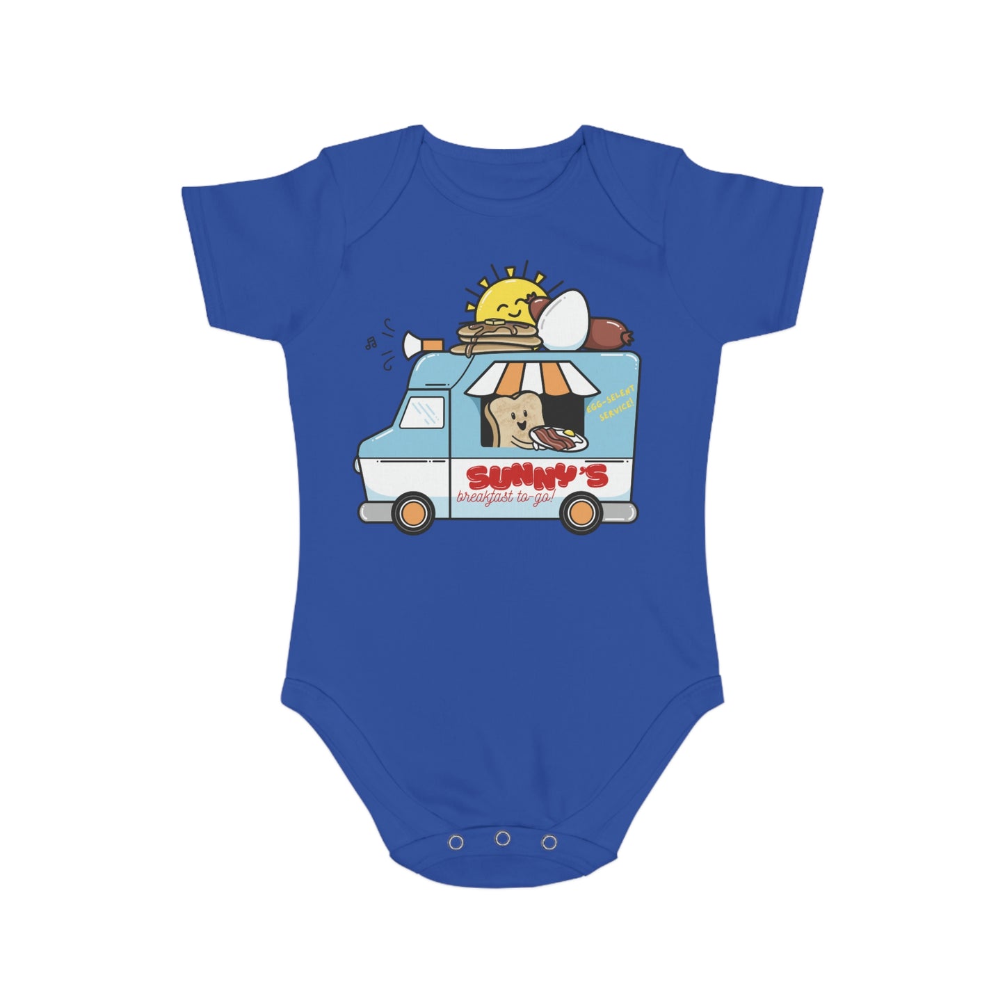 Sunny’s Breakfast Short Sleeve Baby Bodysuit