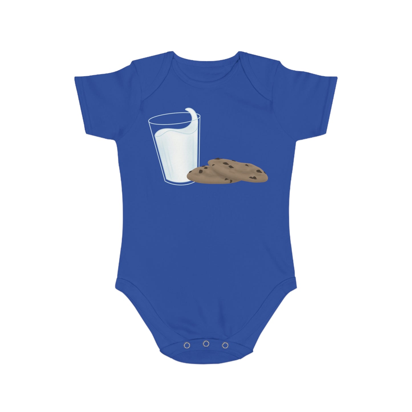 Milk N’ Cookies Short Sleeve Baby Bodysuit